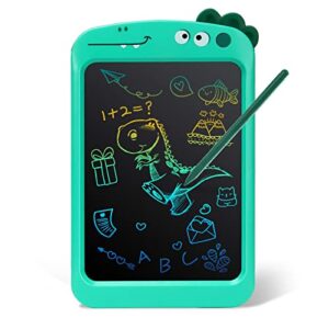ALLCELE LCD Schreibtafel Kinder Spielzeug ab 2 3 4 5 6 Jahre alt Junge Mädchen, 8,5 Zoll Bildschirm LCD Zaubertafel Maltafel Dinosaurier Spielzeug, Weihnachten Geburtstags Geschenke (Grün)